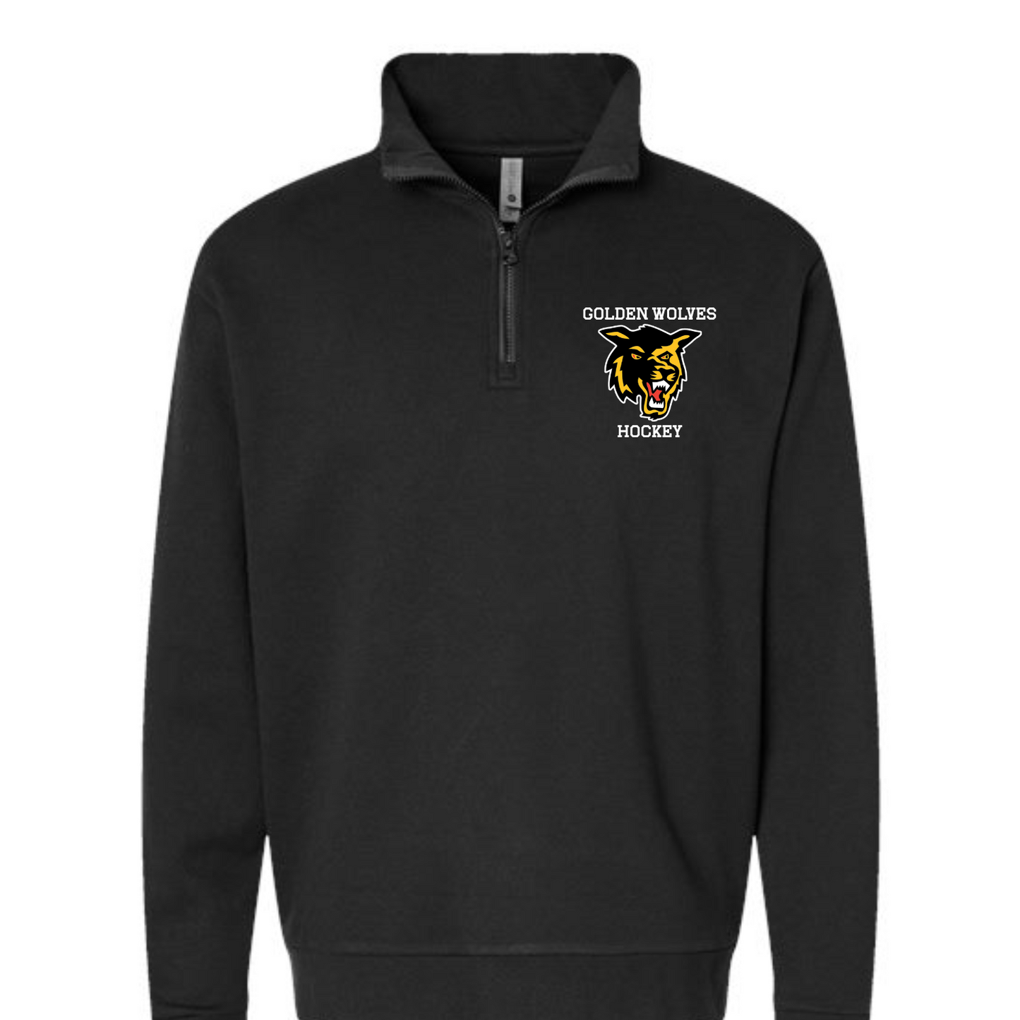 Customized 1/4 zip Sweatshirt with Team Logo