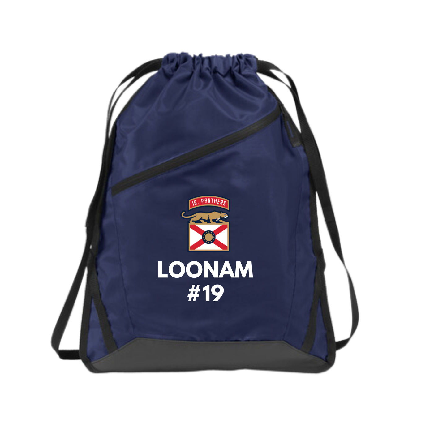 Personalized Hockey Drawstring Cinch Bag, Custom Sports Backpack, Gifts for Hockey Players, Sports Bag, Team Gifts
