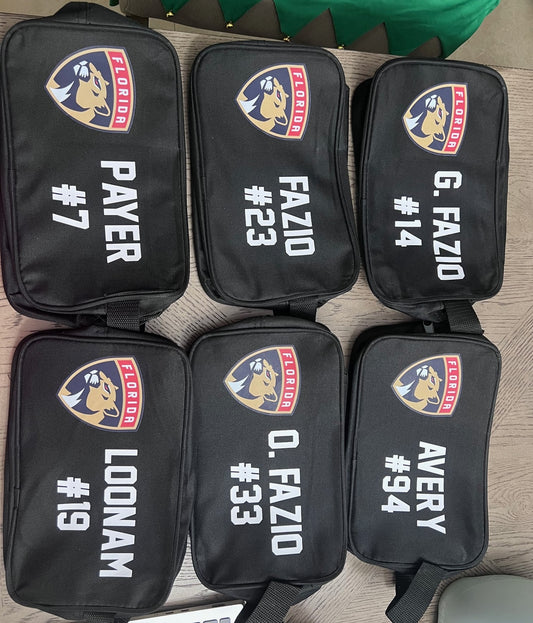 Personalized Sports Bag, Hockey Tape Bag, Custom Toiletry Bag, Team Bulk Gifts, Custom Gifts, Hockey Tournament, Group Present