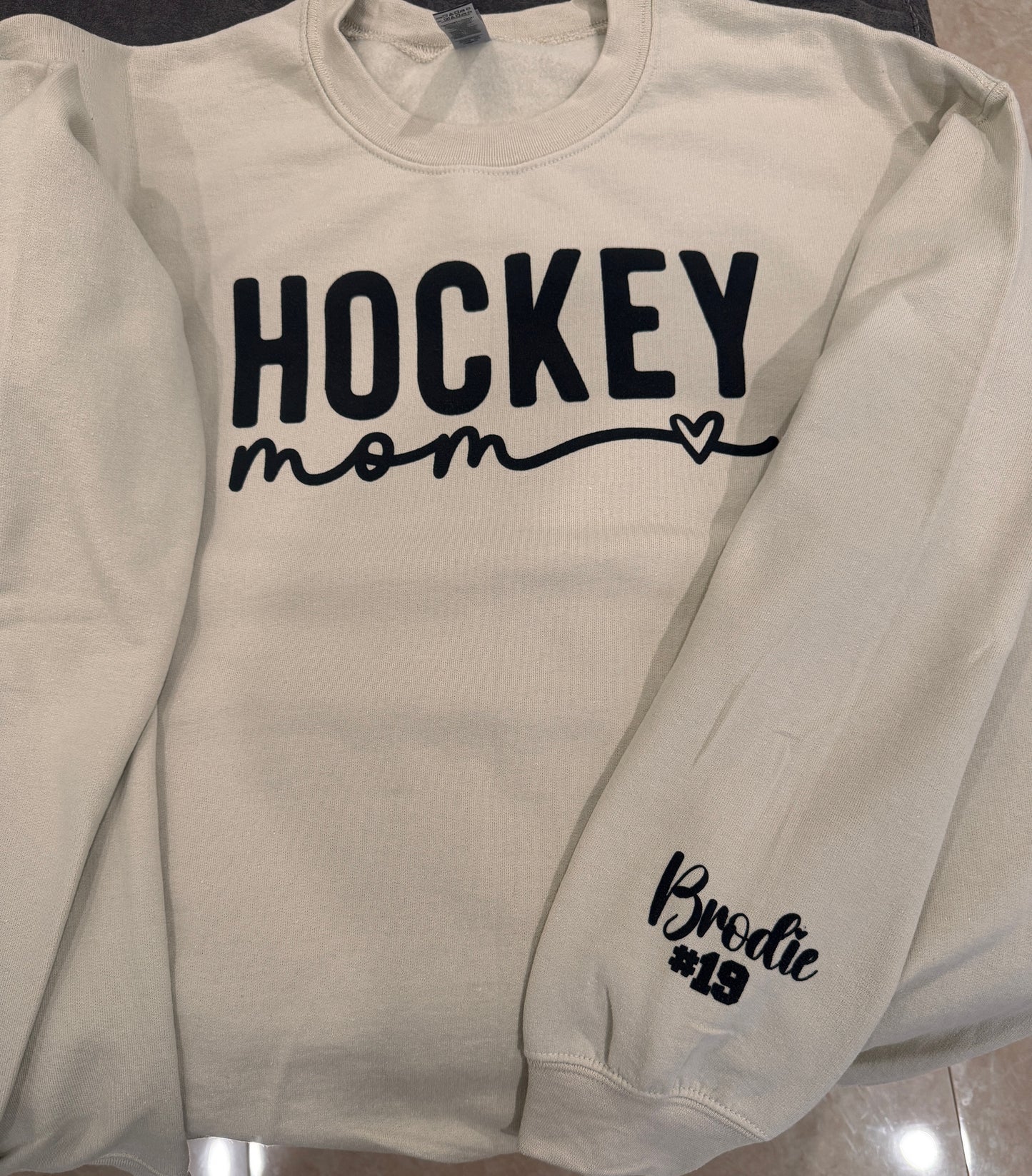 Customized Hockey Sweatshirt| Hockey Mom | Hockey | Hockey Spirit Wear